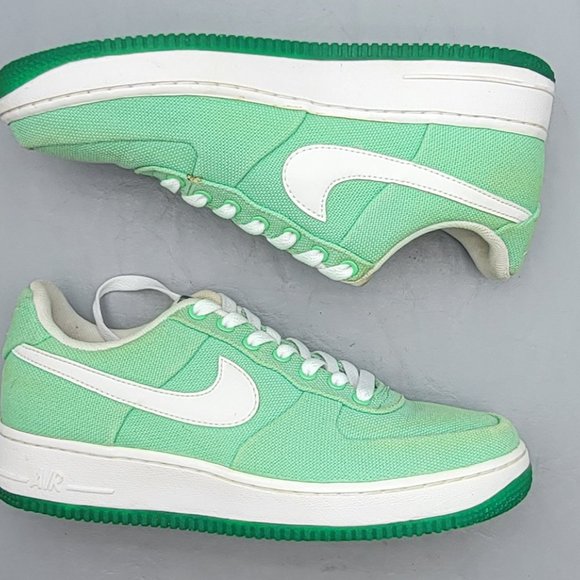 Nike Shoes - Nike Air Force 1 Low Canvas Tourmaline / White- Lucky Green Size 9 #318636-311